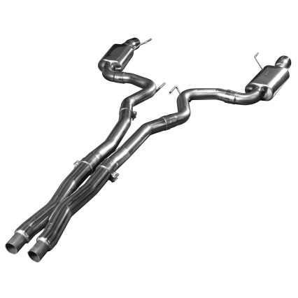 3" Cat-Back (X-Pipe). 2015-2017 Mustang GT 5.0L(COUPE ONLY). Connects to OEM.